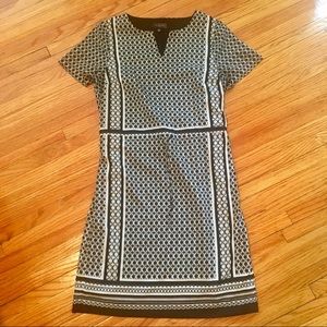 The Limited Black and White Work Dress